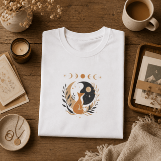 Celestial Fox Tee - The Mystical Moon