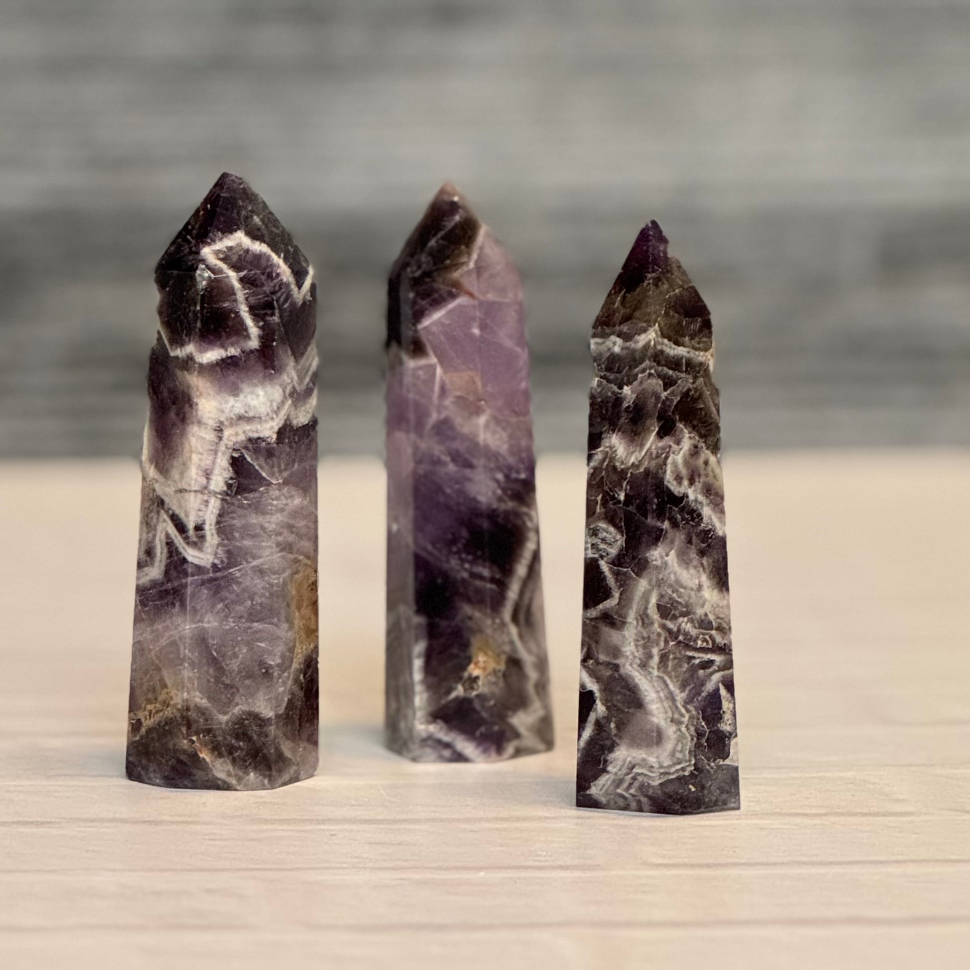 Chevron Amethyst Tower 20 - The Mystical Moon Online Store