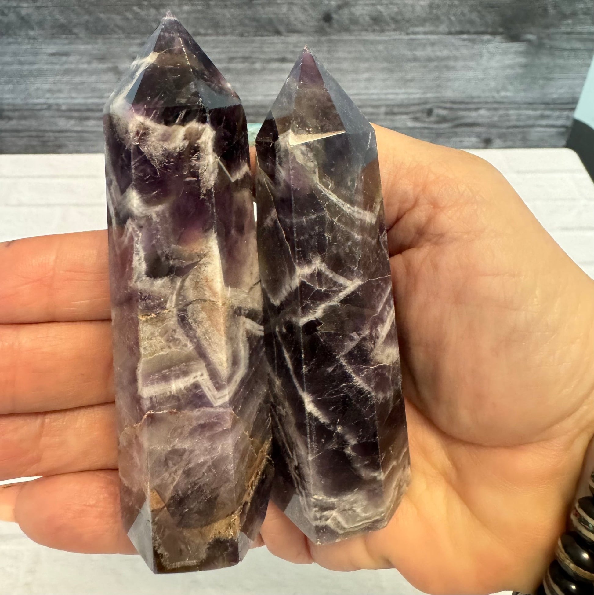 Chevron Amethyst Tower 20 - The Mystical Moon Online Store