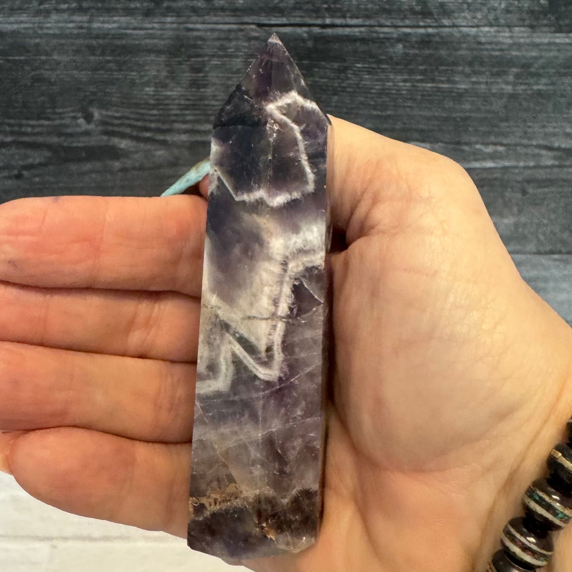 Chevron Amethyst Tower 20 - The Mystical Moon Online Store
