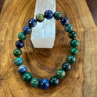 Chrysocolla Beaded Bracelet 8mm - The Mystical Moon Online Store