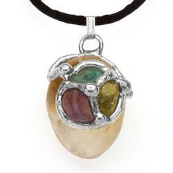 Citrine Opportunity Gem Drop Pendant by Seeds of Light - The Mystical Moon
