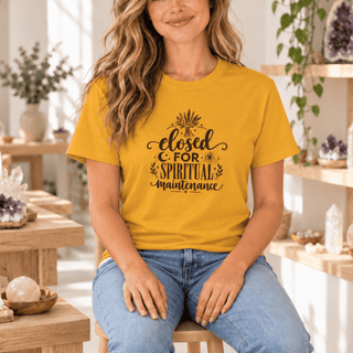 Closed for Spiritual Maintenance T-Shirt - The Mystical Moon