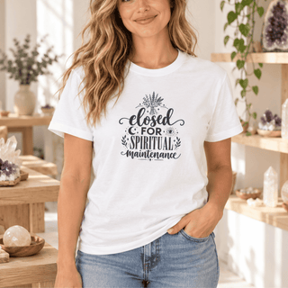 Closed for Spiritual Maintenance T-Shirt - The Mystical Moon