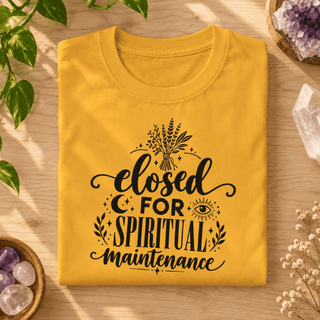 Closed for Spiritual Maintenance T-Shirt - The Mystical Moon