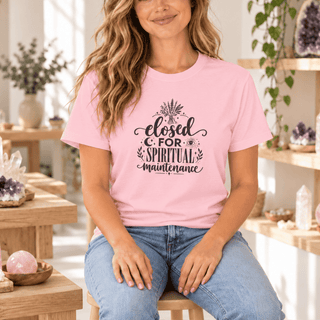 Closed for Spiritual Maintenance T-Shirt - The Mystical Moon