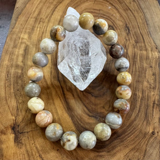 Crazy Lace Agate Beaded Bracelet 8mm - The Mystical Moon Online Store