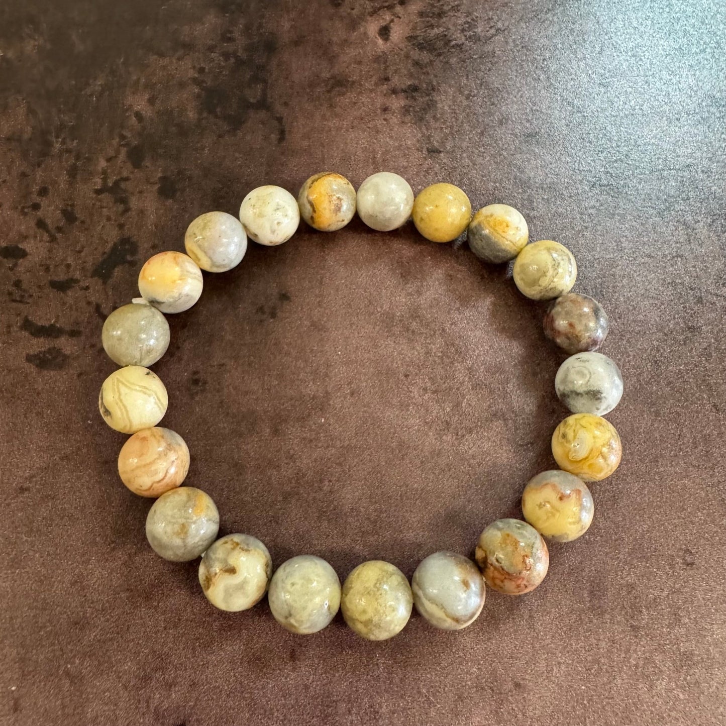 Crazy Lace Agate Beaded Bracelet 8mm - The Mystical Moon Online Store