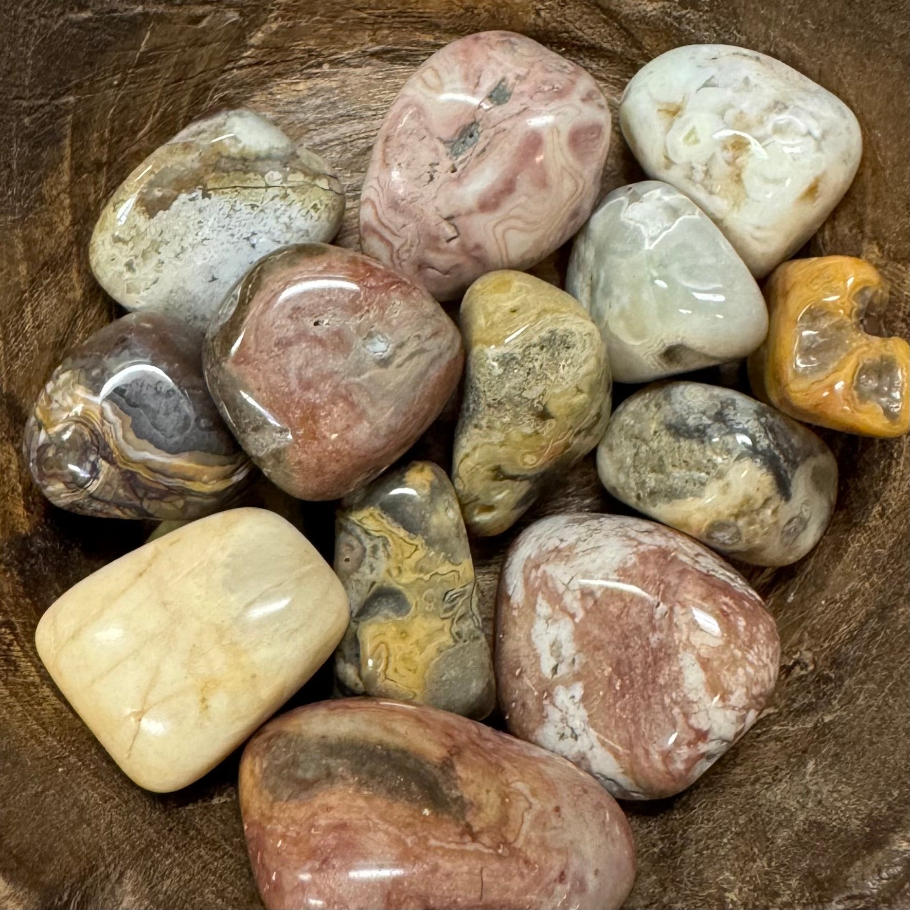 Crazy Lace Agate Tumbled Crystal - The Mystical Moon Online Store