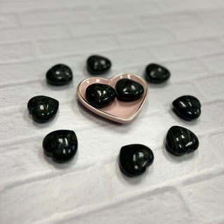 Crocodile Jasper Tumbled 30mm Heart - The Mystical Moon Online Store