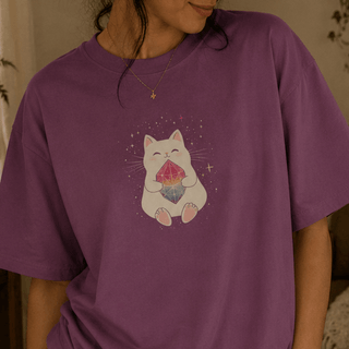 Crystal Cat Tee - The Mystical Moon