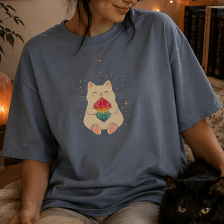 Crystal Cat Tee - The Mystical Moon