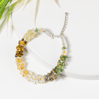 Dhan Yog Bracelet | Wealth Crystal | Abundance Gemstones - The Mystical Moon