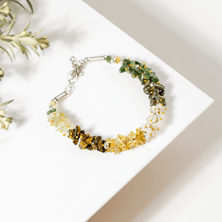 Dhan Yog Bracelet | Wealth Crystal | Abundance Gemstones - The Mystical Moon