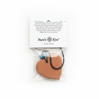 Dragonfly Heart Clay Hanging Oil Diffuser - The Mystical Moon Online Store