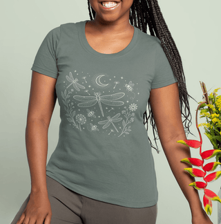 Dragonfly Moon T-Shirt - The Mystical Moon Online Store