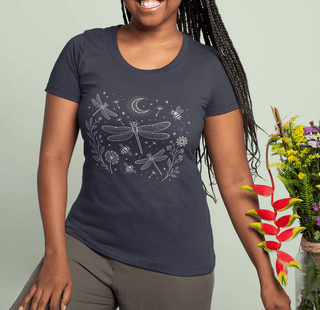 Dragonfly Moon T-Shirt - The Mystical Moon Online Store