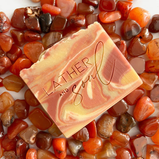 Carnelian soap