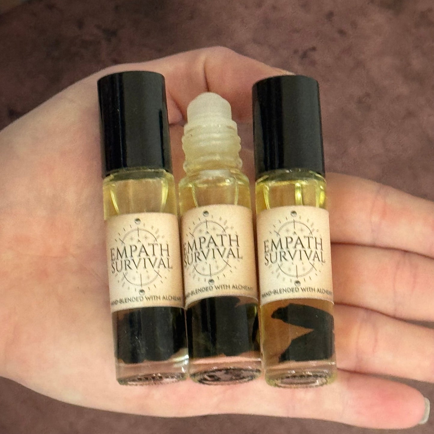 Empath Protection 8ml Roll On Oil with Black Tourmaline - The Mystical Moon Online Store