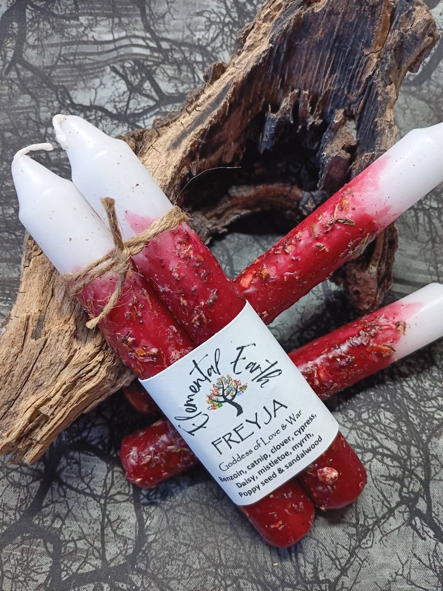 Freyja Herbal Intention Candles - The Mystical Moon Online Store