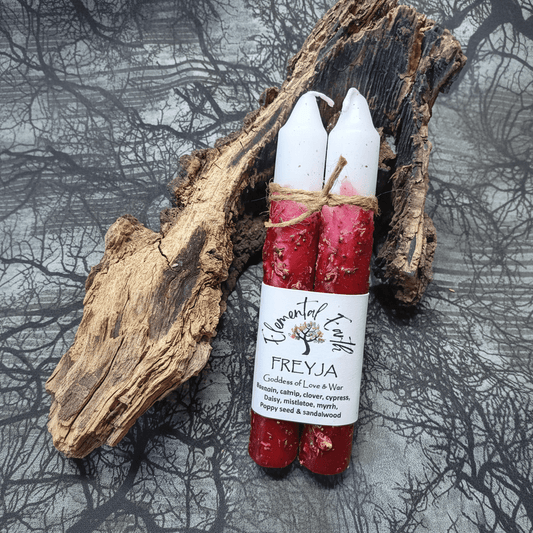 Freyja Herbal Intention Candles - The Mystical Moon Online Store