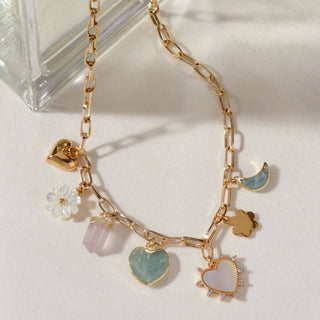 Garden of Gems Charm Necklace - The Mystical Moon Online Store