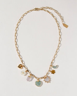 Garden of Gems Charm Necklace - The Mystical Moon Online Store