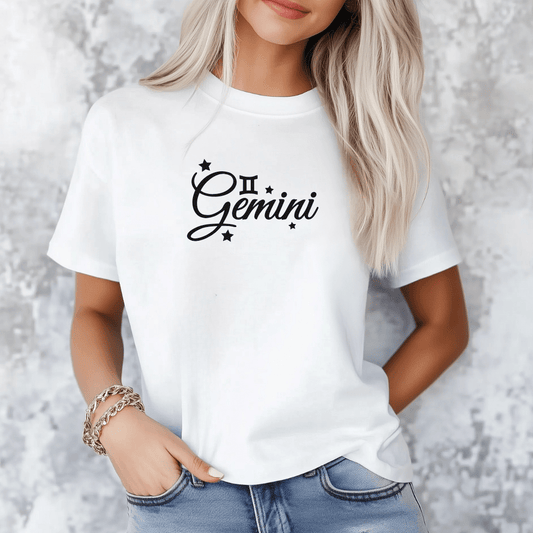 Gemini Zodiac T-Shirt - The Mystical Moon Online Store