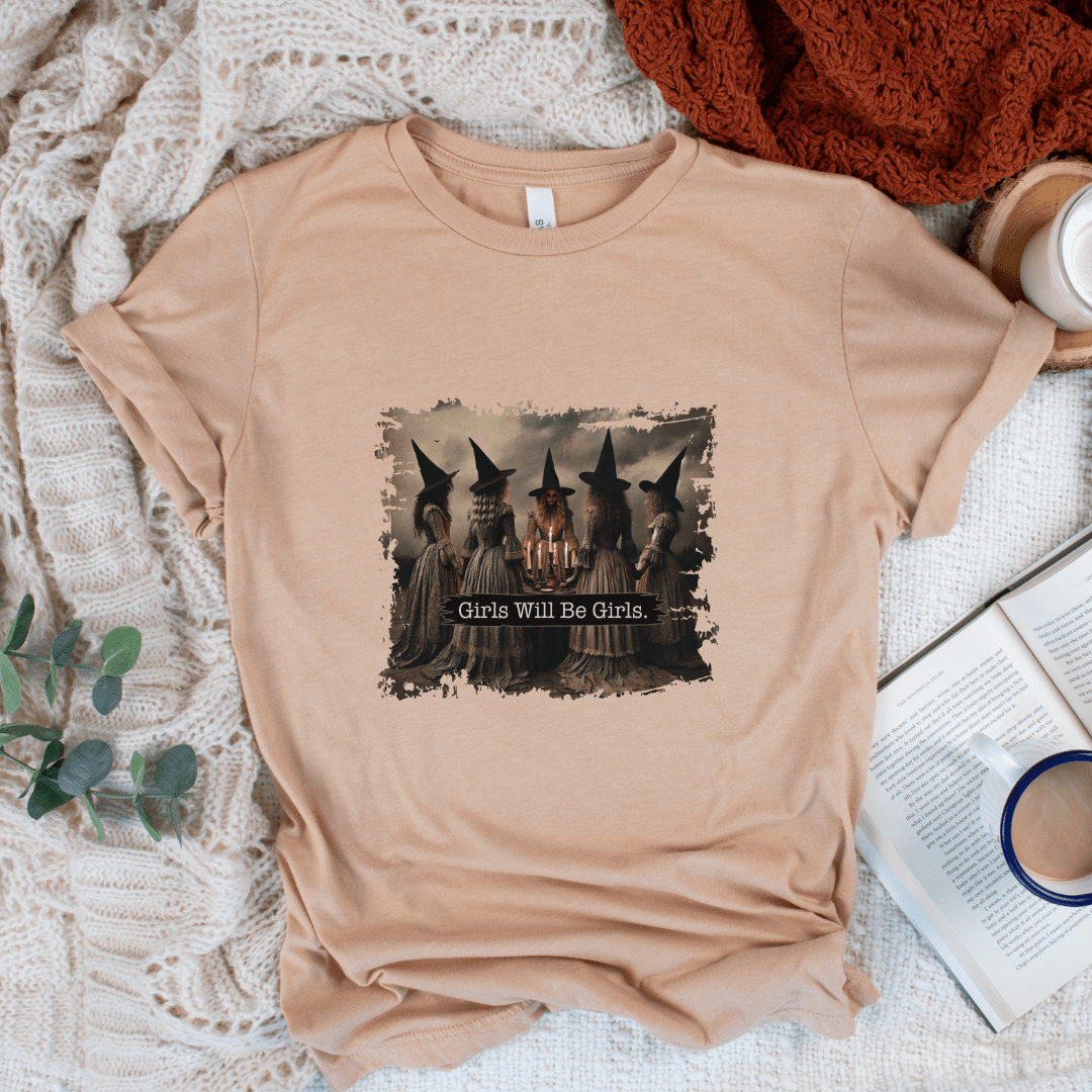 Girls Will Be Girls Witchy T-Shirt - The Mystical Moon Online Store