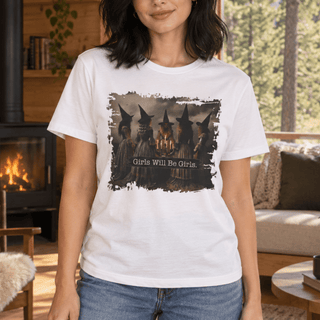 Girls Will Be Girls Witchy T-Shirt - The Mystical Moon