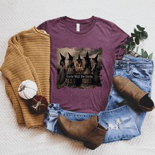 Girls Will Be Girls Witchy T-Shirt - The Mystical Moon Online Store