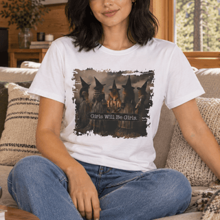 Girls Will Be Girls Witchy T-Shirt - The Mystical Moon