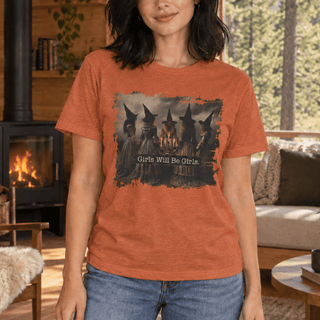 Girls Will Be Girls Witchy T-Shirt - The Mystical Moon