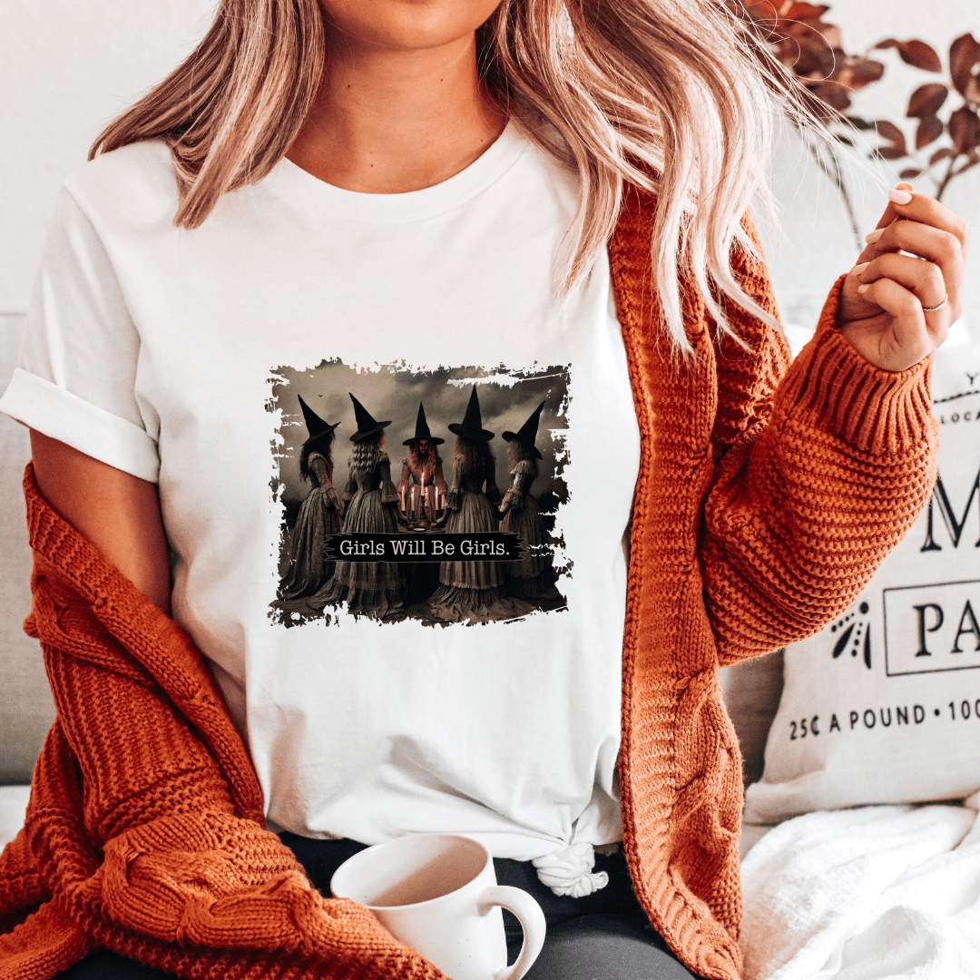 Girls Will Be Girls Witchy T-Shirt - The Mystical Moon Online Store
