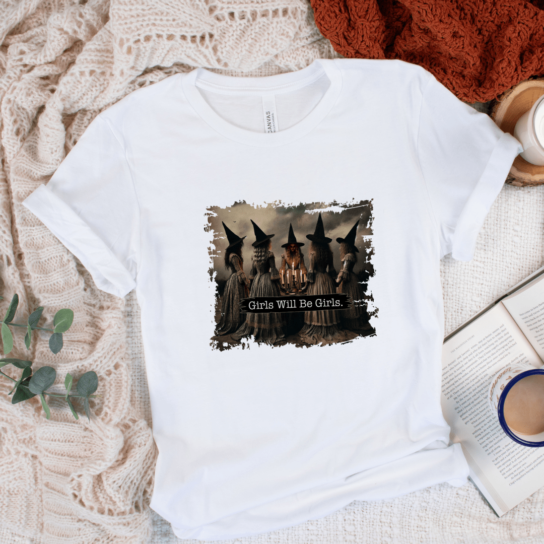 Girls Will Be Girls Witchy T-Shirt - The Mystical Moon Online Store