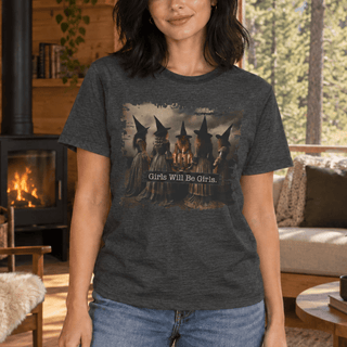 Girls Will Be Girls Witchy T-Shirt - The Mystical Moon