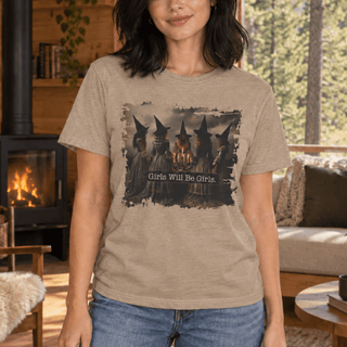 Girls Will Be Girls Witchy T-Shirt - The Mystical Moon