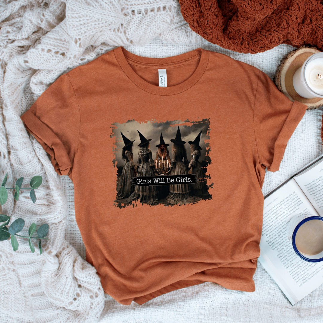 Girls Will Be Girls Witchy T-Shirt - The Mystical Moon Online Store