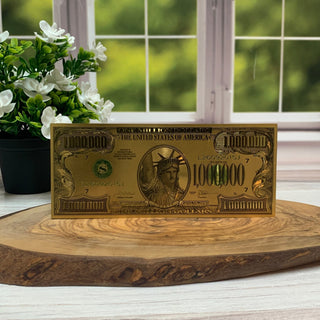 Gold Foil One Million Dollar Feng Shui For Money Spells - The Mystical Moon Online Store