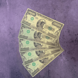 Gold Foil One Million Dollar Feng Shui For Money Spells - The Mystical Moon Online Store