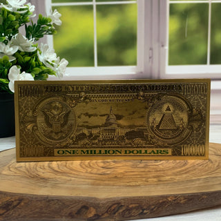 Gold Foil One Million Dollar Feng Shui For Money Spells - The Mystical Moon Online Store