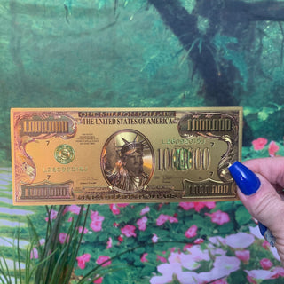 Gold Foil One Million Dollar Feng Shui For Money Spells - The Mystical Moon Online Store
