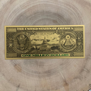 Gold Foil One Million Dollar Feng Shui For Money Spells - The Mystical Moon Online Store