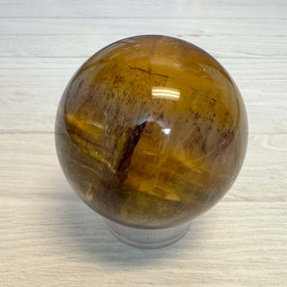 Golden Fluorite Sphere 35 - The Mystical Moon