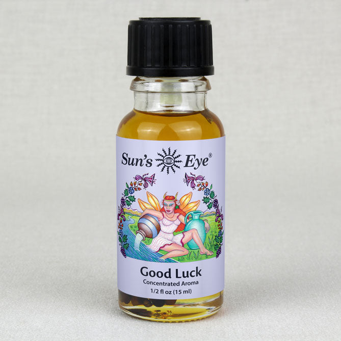 Good Luck Oil white back ground