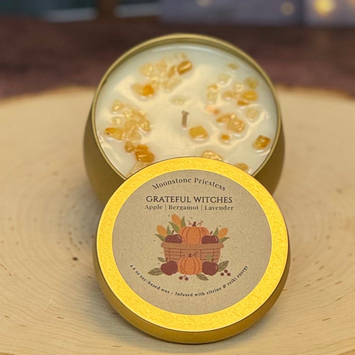Grateful Witches Candle - The Mystical Moon Online Store