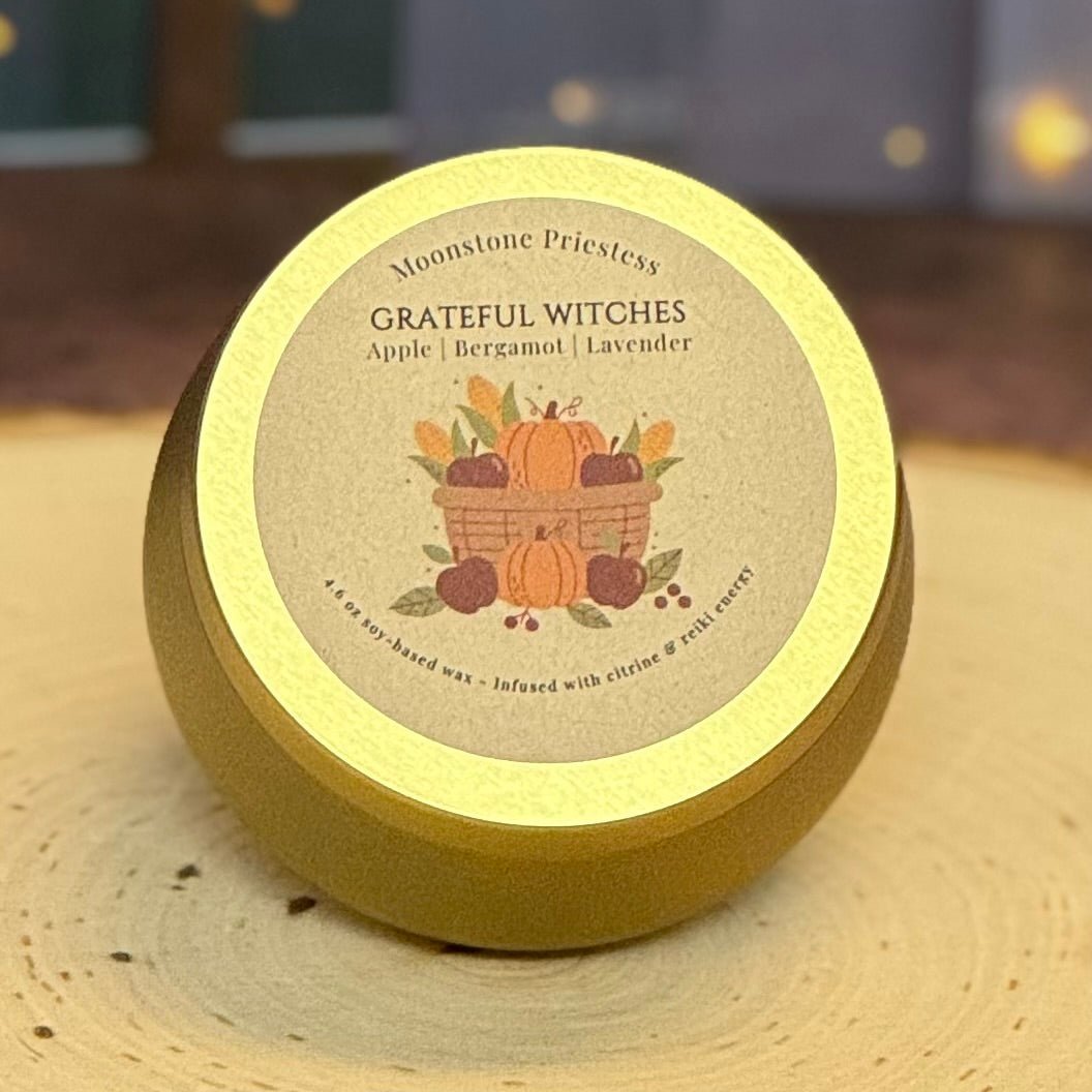 Grateful Witches Candle - The Mystical Moon Online Store