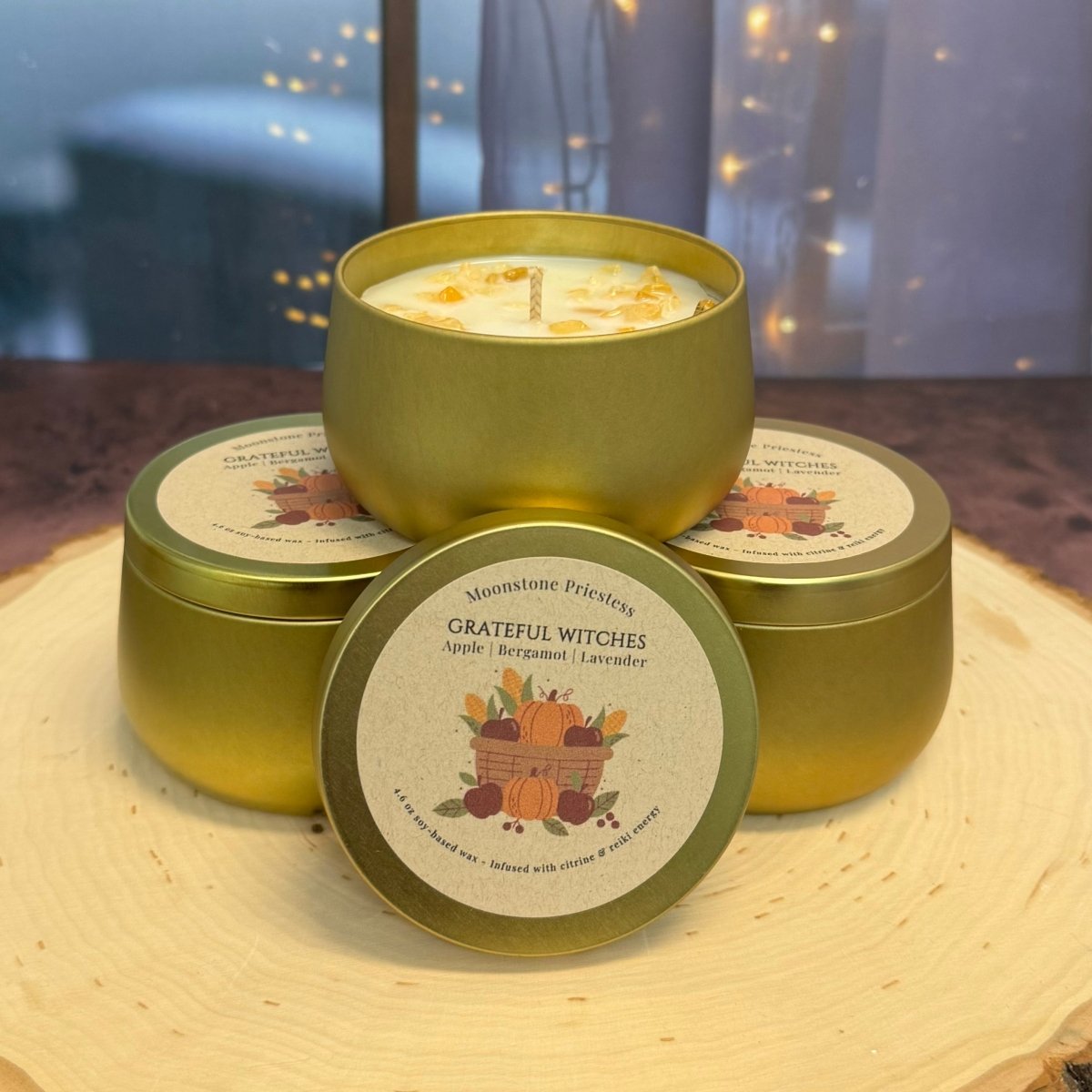Grateful Witches Candle - The Mystical Moon Online Store