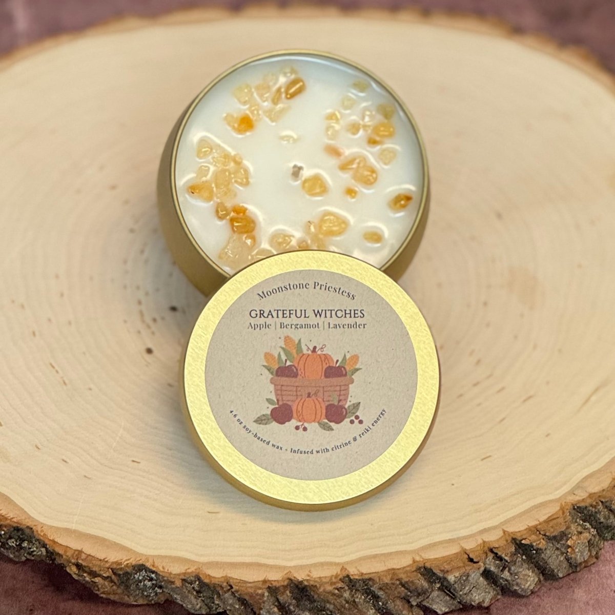 Grateful Witches Candle - The Mystical Moon Online Store