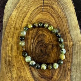 Green Garnet Bracelet 8mm - The Mystical Moon Online Store
